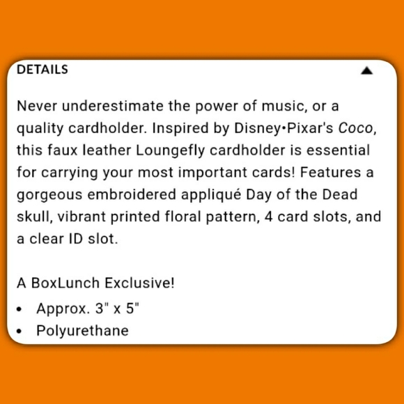 Loungefly Disney Coco Mini Backpack & Cardholder - Picture 16 of 16